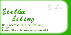 etelka liling business card